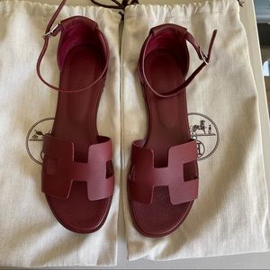 Hermes Santorini Sandals Size 39 WITH BOX